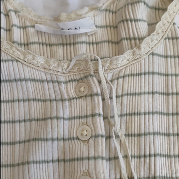 Doen Striped Cream Sleepwear Set - Picture 5 of 12